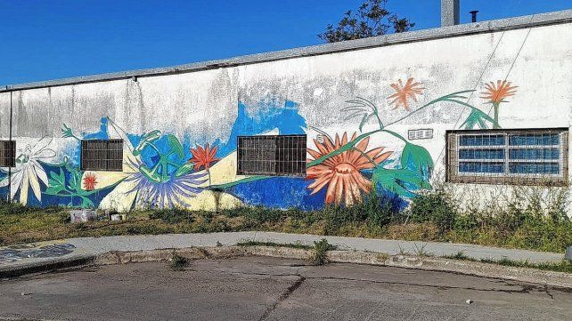 Trabajo en Vecinal Italia por la artistas plástica Florencia Albornoz
