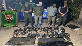 Otro hecho de caza ilegal en Santa Fe, esta vez en zona de islas de Santa Rosa de Calchines: cayeron dos cazadores correntinos