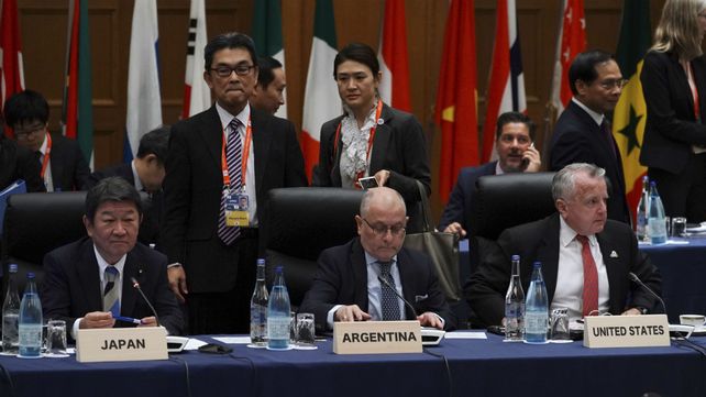Despedida. Jorge Faurie realizó un balance de su gestión en la cumbre de ministros del G20.