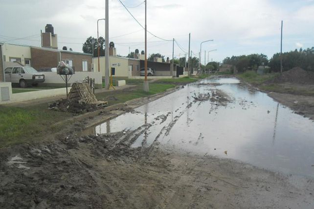 Los barrios del norte aislados por el mal estado de las calles