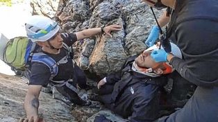 El joven turista israelí fue rescatado tras la caída a una grieta cerca de un glaciar en Ushuaia