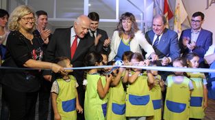 Lifschitz inauguró un nuevo Jardín de Infantes en San Carlos Sud