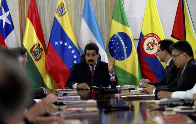 Sorpresivo anuncio. Maduro explicó a los delegados regionales la intentona golpista contra su gobierno.