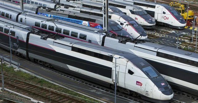 El servicio de trenes está interrumpido en Francia