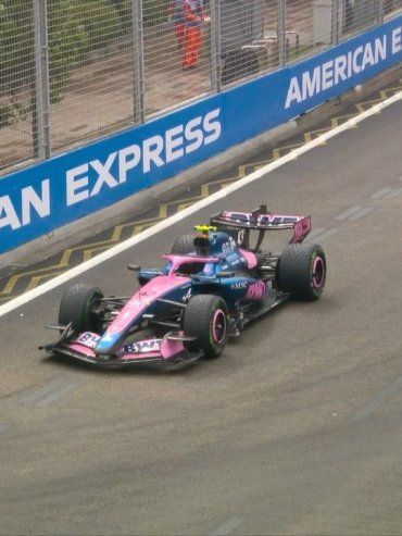 A Franco Colapinto se le quedó el Alpine cuando iba atrás del safety car: abandono en la sprint