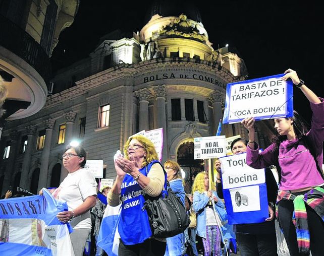 protestas. Los tarifazos motivaron movilizaciones en todo el país.