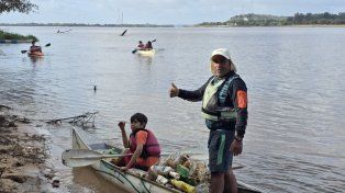 Los integrantes de la Escuela Municipal de Canotaje y su constante trabajo desinteresado.