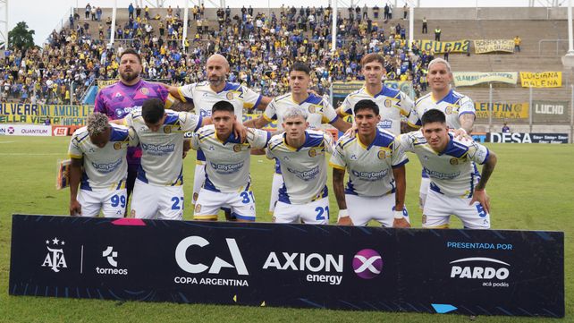 Los once de Central que salieron a la cancha contra Los Andes, en e choque por los 32avos de final de la Copa Argentina.