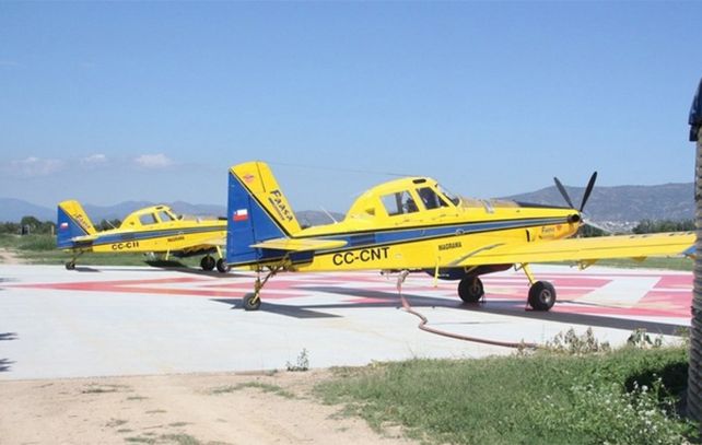El hidroavión descargó su depósito antes de aterrizar y el afectado