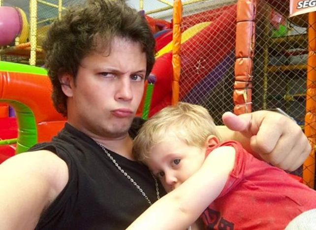 Amor de tío. Darío Lopilato se tomó licencia para acompañar al pequeño Noah.