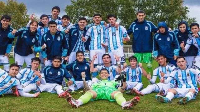 La Selección Argentina Sub-17 goleó a China y se consagró campeona de la Vertex Cup