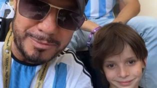 Marcelo Tinelli viajó a Qatar junto con su hijo Lorenzo.&nbsp;
