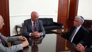 El gobernador recibió al nuevo rabino de la comunidad judía de Santa Fe