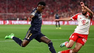 Vinicius, la carta de gol de Real Madrid en su búsqueda de conseguir el pase a la final.