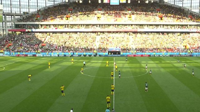 Suecia goleó 3-0 a México y ambos avanzan a octavos