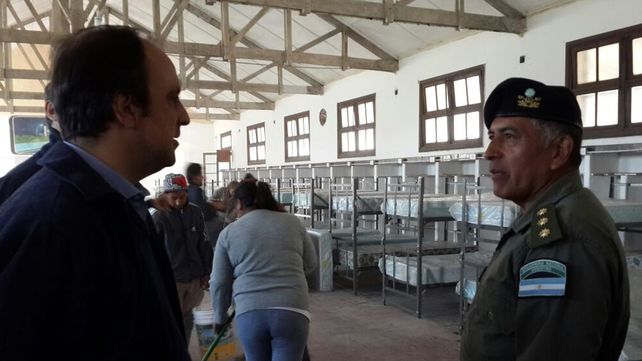 Reacondicionan el ex Gada para recibir este jueves a los Gendarmes en Santa Fe Reacondicionan el ex Gada para recibir este jueves a los Gendarmes en Santa Fe