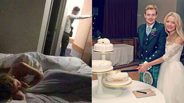 Me emborracharon: la foto de una maestra en la cama de un hotel luego de dormir con un alumno