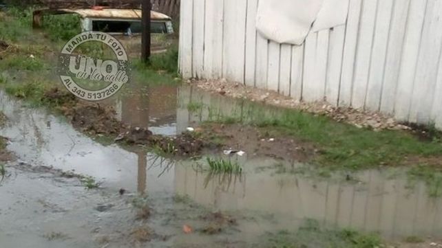 La zona norte de Concordia sufre las consecuencias de la lluvia