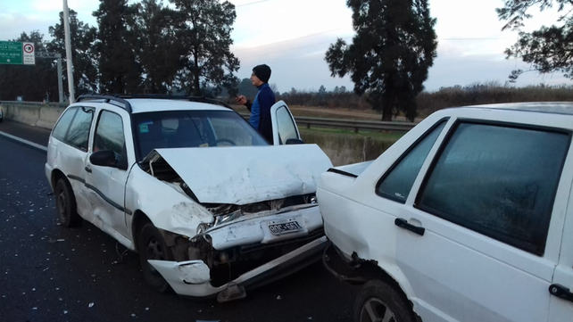 Cuatro choques en dos horas en un tramo de Circunvalación