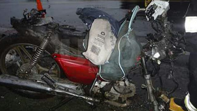 Accidente ocurrido en Venado Tuerto.