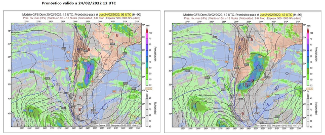 Lluvias y posible caída de granizo en algunas zonas productivas