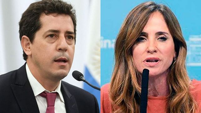 Wado de Pedro y Tolosa Paz