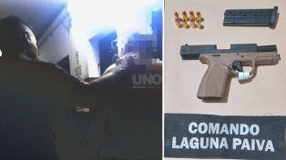Laguna Paiva: una pelea dejó a un hombre herido y otro preso quien además estaba armado