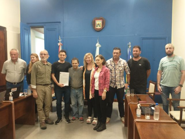 Este martes el Concejo municipal declaró a Pedro Giacaglia como ciudadano ilustre de Roldán.