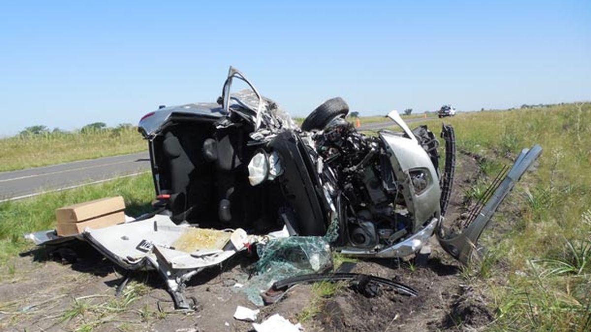 Un muerto en violento accidente en la ruta nacional 12