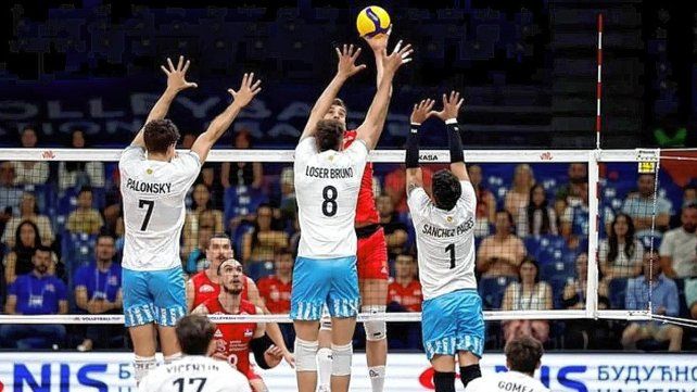 Argentina metió un gran triunfo contra Serbia por la VNL