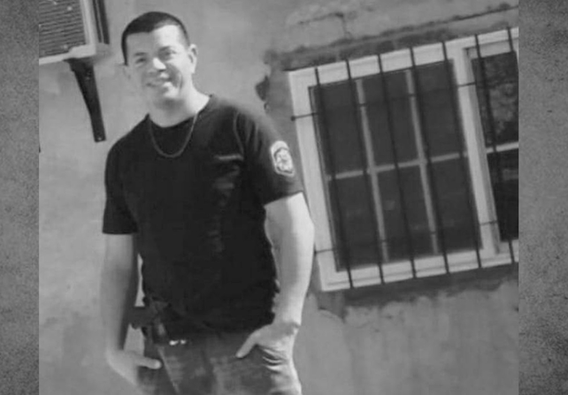 Leoncio Bermúdez, el policía asesinado anoche en el Hospital Provincial. 