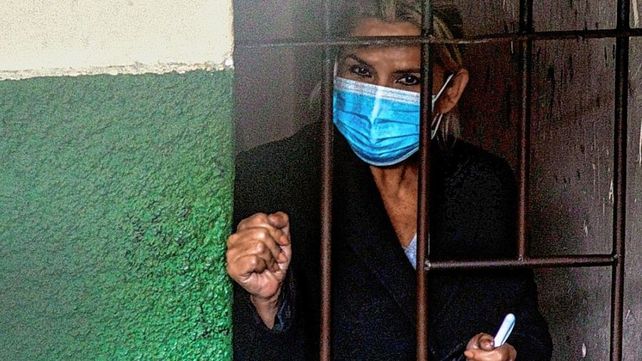 Protestas por la condena a Jeanine Áñez en Bolivia&nbsp;