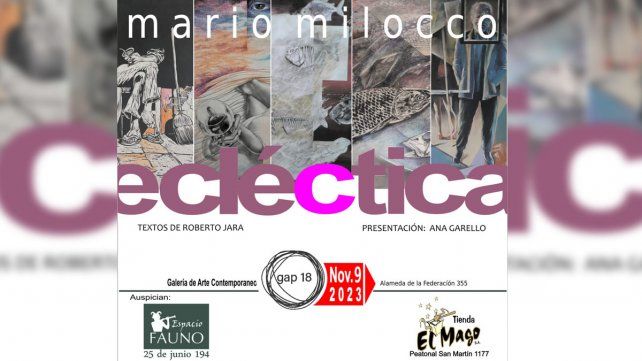 Mario Milocco expondrá Ecléctica