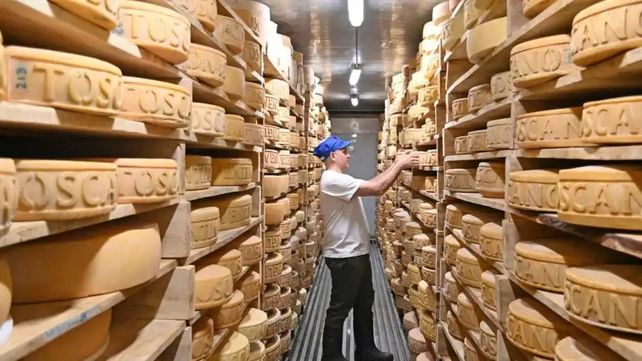 El queso rionegrino que se llevó una medalla de oro es artesanal.