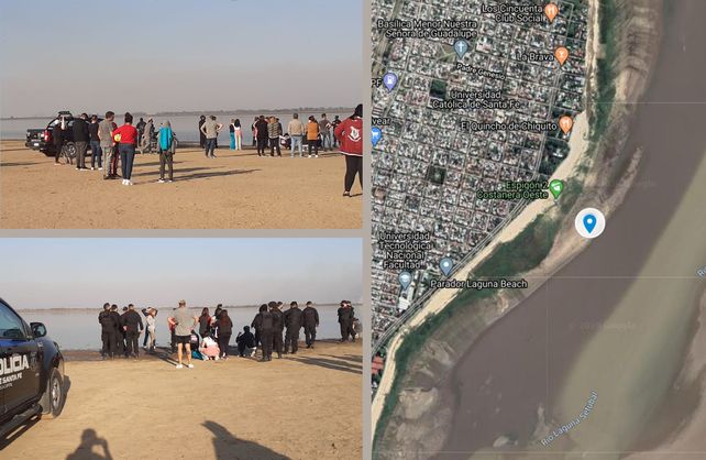 Retomarán la búsqueda de las dos personas que desaparecieron en la Laguna Setúbal