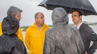 Vivimos una situación inédita, con el nivel de los ríos elevados y mucha lluvia