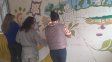 Un mural y un proyecto colectivo para recuperar un espacio común del HESM