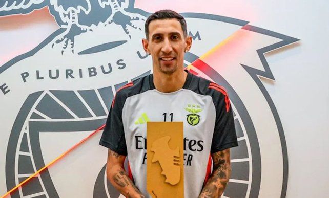 Di María fue elegido como mejor jugador de octubre y noviembre en Portugal