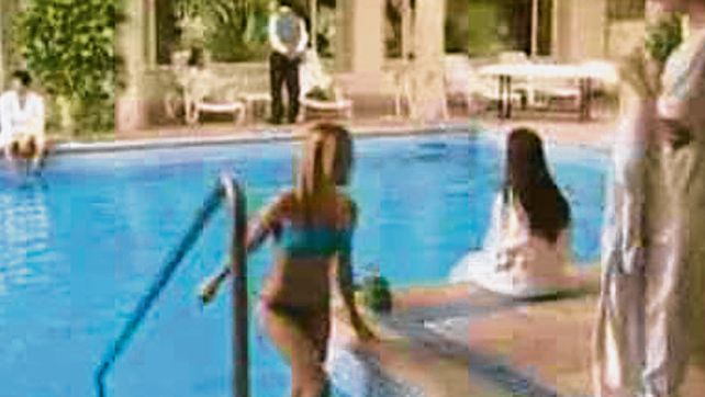 hotel. La familia publicó en Facebook que un calefón funcionaba mal.