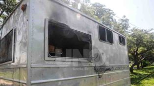 Incendiaron la casilla de la Guardia Municipal en el Parque Federal