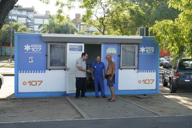 El puesto del Sistema Integrado de Emergencias Sanitarias (Sies)