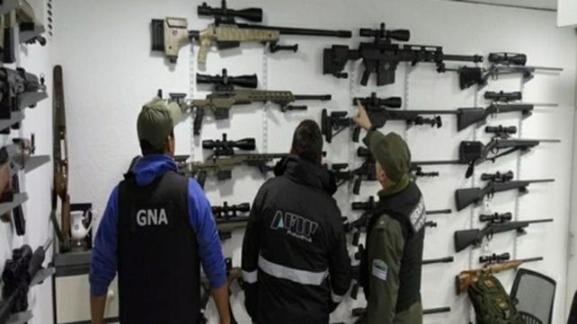 Buenos Aires. Tenían fusiles FAL entre todo tipo de amas de guerra.