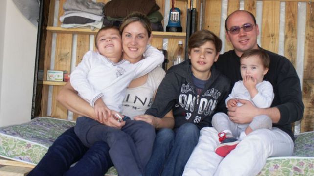 El gualeguaychuense y su familia&nbsp;