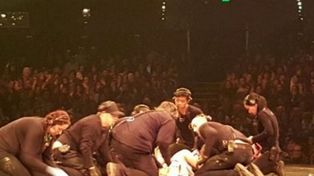 Un acróbata del Cirque du Soleil cayó al piso en plena función