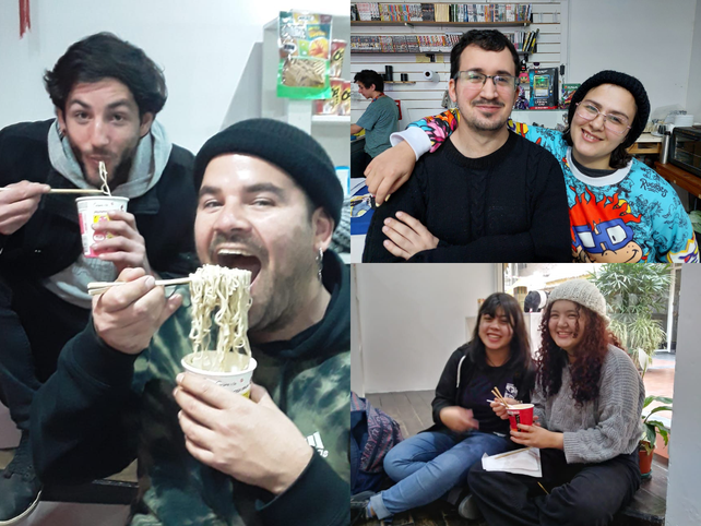 Otakus rosarinos compartiendo espacios. Juegos, animé y también alimentos importados. 