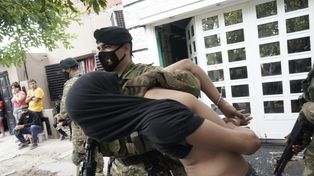 Uno de los detenidos en el operativo llevado a cabo en el barrio La Granada.