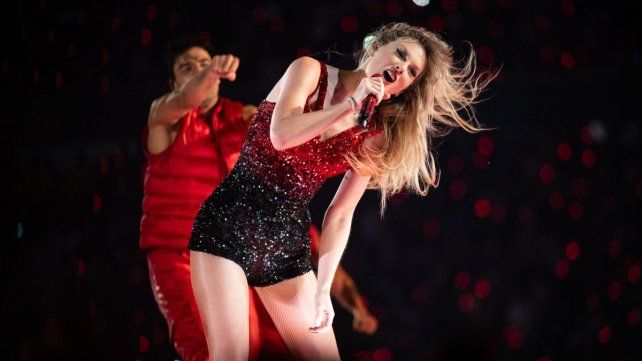 En River, Taylor Swift sumó a su novio como espectador
