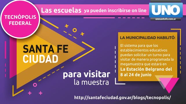 Tecnópolis Federal: las escuelas ya pueden inscribirse on line para visitar la muestra