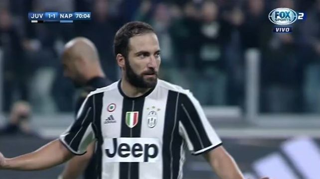 ¿Lo gritó o no lo gritó? La reacción de Higuaín tras su gol al Napoli