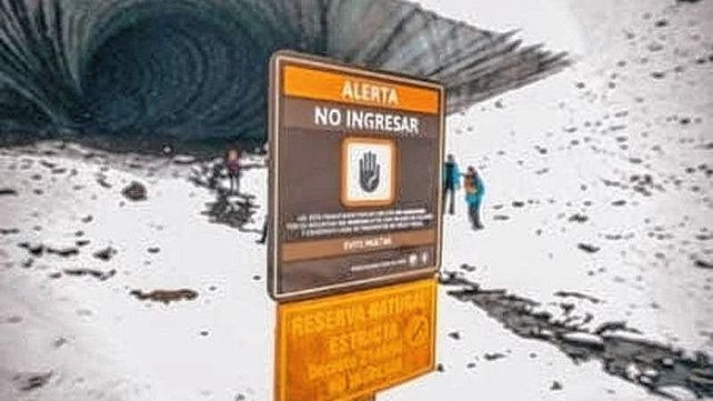 Un turista murió golpeado por un hielo en una cueva